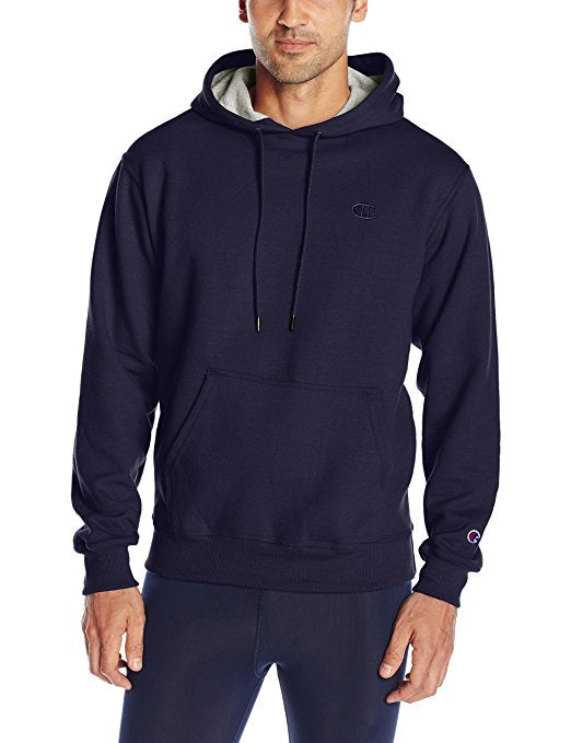 Champion Men's Powerblend® Sweats Pullover Hoodie - Navy (XL) - oddros.shop