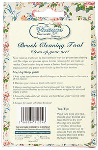 The Vintage Cosmetic Company Brush Cleaning Tool Pink - oddros.shop