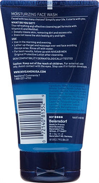 NIVEA Men Maximum Hydration Moisturizing Face Wash 5 Fluid Ounce - oddros.shop