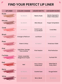 MOODmatcher Matte Lip Liner - Fuchsia