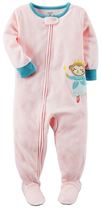 Carter's Long Sleeve One Piece Pajama-Toddler Girls - oddros.shop