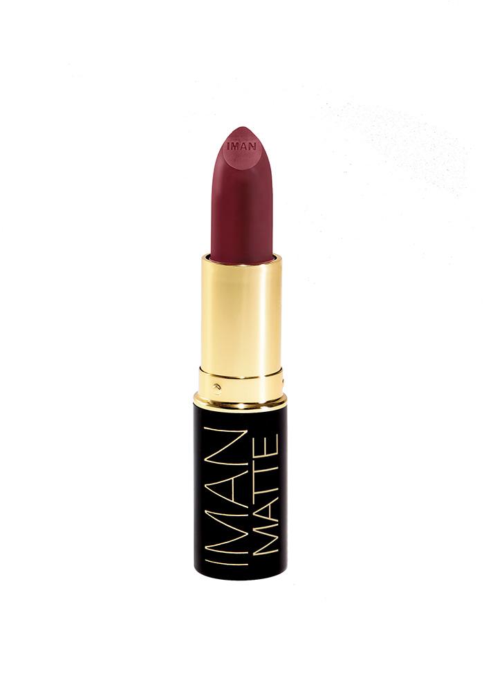 IMAN COSMETICS Luxury Matte Lipstick, Aphrodisiac - oddros.shop