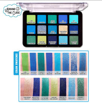 J.Cat Beauty Dia & Noche Tri-Element 15 Eyeshadow Palette - Around The Clock (DNP104)
