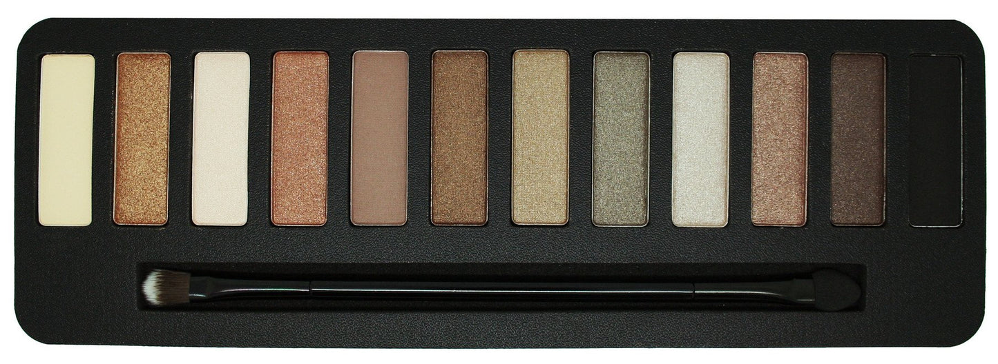 W7 COSMETICS, Colour Me Buff, Natural Nudes Shades -12 in 1 Eyeshadow Palette - oddros.shop