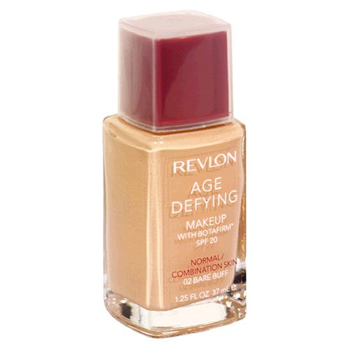 REVLON Age Defying Makeup with Botafirm, SPF 20, Normal/Combination Skin, Bare Buff 02, 1.25-Ounce - oddros.shop