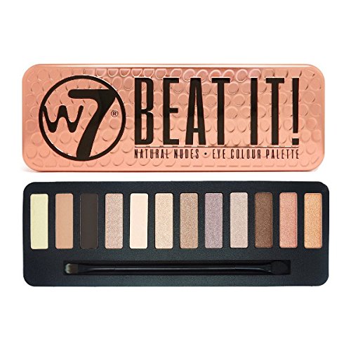 W7 COSMETICS, Beat It, Natural Nudes, 12 in 1 Eyeshadow Palette - oddros.shop