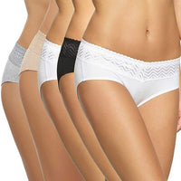 Gloria Vanderbilt Ladies' Hipster With Lace, Medium (5-Pack) - oddros.shop