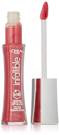 L'OREAL Paris Infallible 8 HR Pro Gloss, Bloom 125, 0.21 fl. oz - oddros.shop