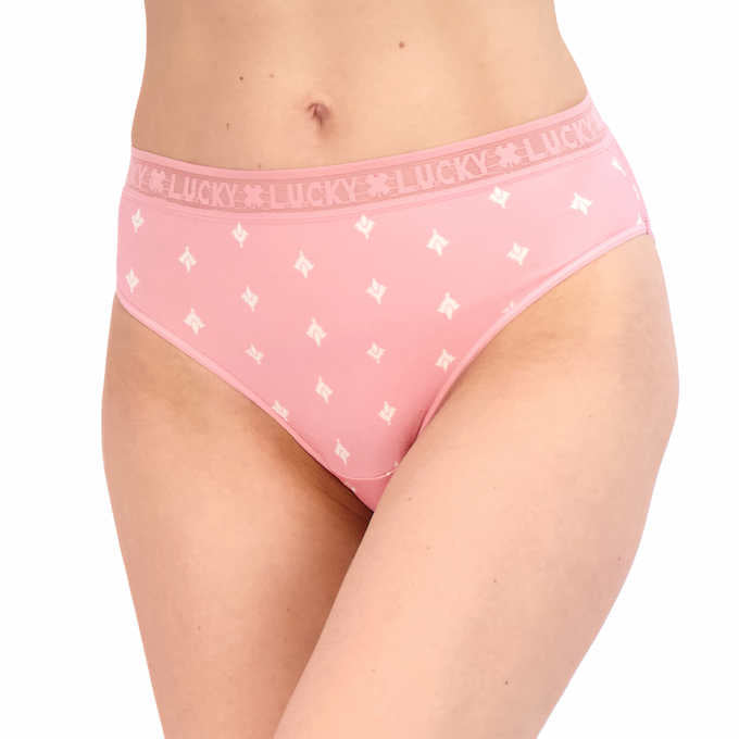 Lucky Brand Ladies' Hi Cut, Blue (5-Pack)
