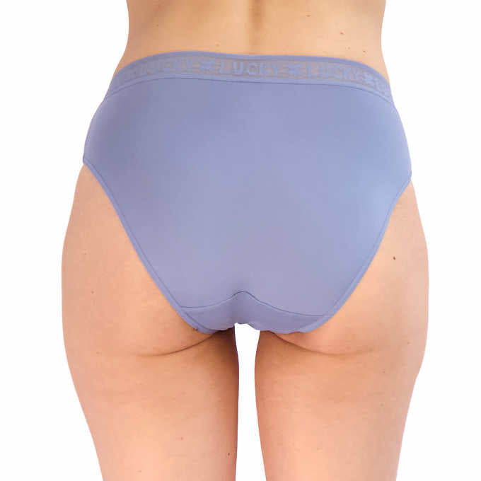 Lucky Brand Ladies' Hi Cut, Blue (5-Pack)