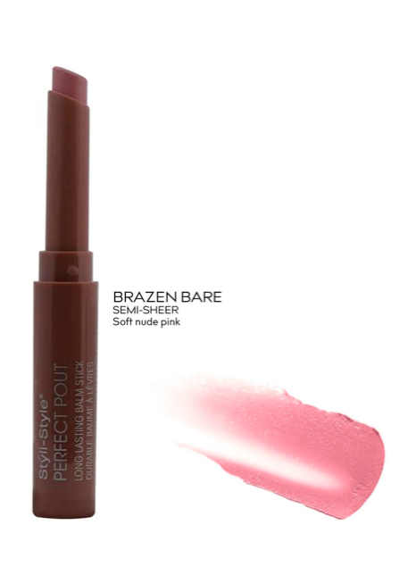 Styli Style Perfect Pout Long Lasting Balm Stick - Brazen Bare (LPP001) - oddros.shop