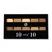 W7 COSMETICS Perfect 10 Out Of 10 Eyeshadow Palette Browns - oddros.shop