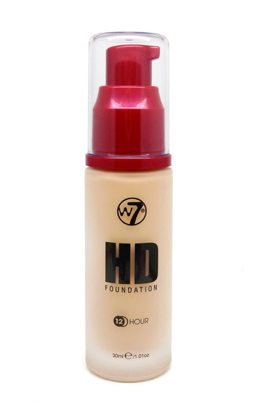 W7 COSMETICS High Definition (12 Hour) Foundation - 1.05 Fl Oz (30 ml) - oddros.shop