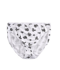 Felina Ladies' Cotton Stretch,  Hi Cut Bikini (6-pack) - oddros.shop