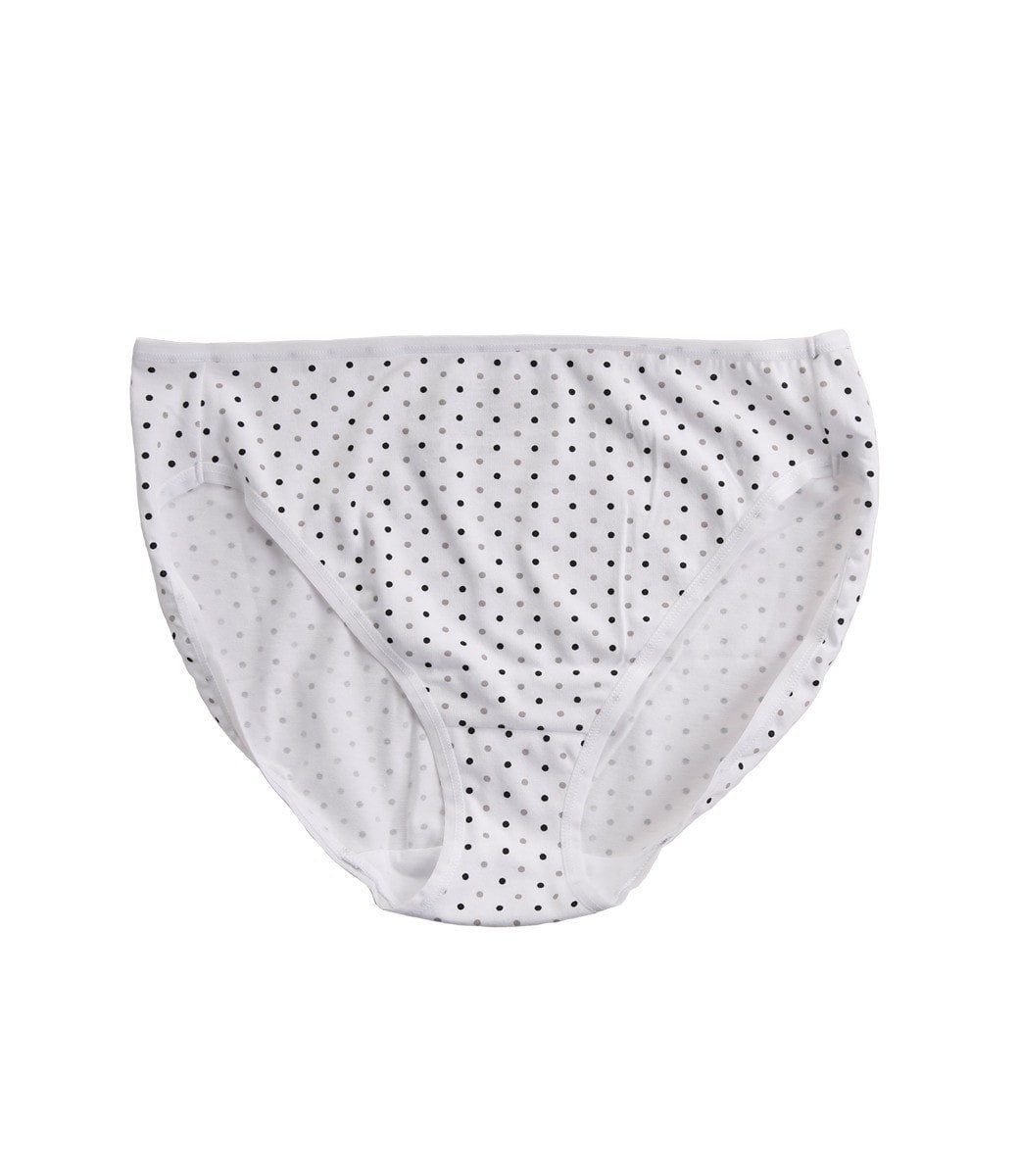 Felina Ladies' Cotton Stretch,  Hi Cut Bikini (6-pack) - oddros.shop