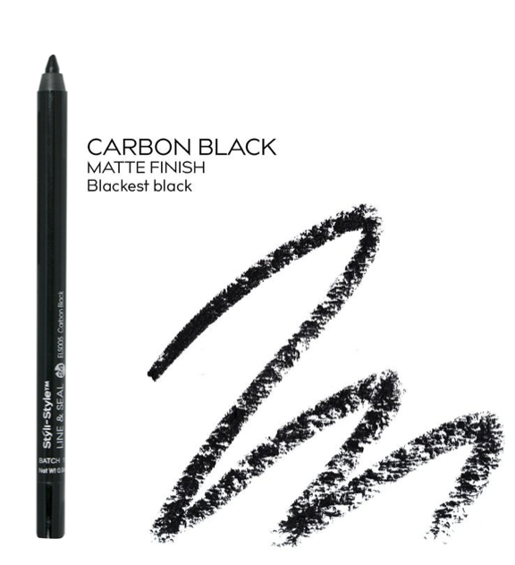 Styli-Style Line & Seal Semi-Permanent Eye Liner - Carbon Black (ELS005) - oddros.shop