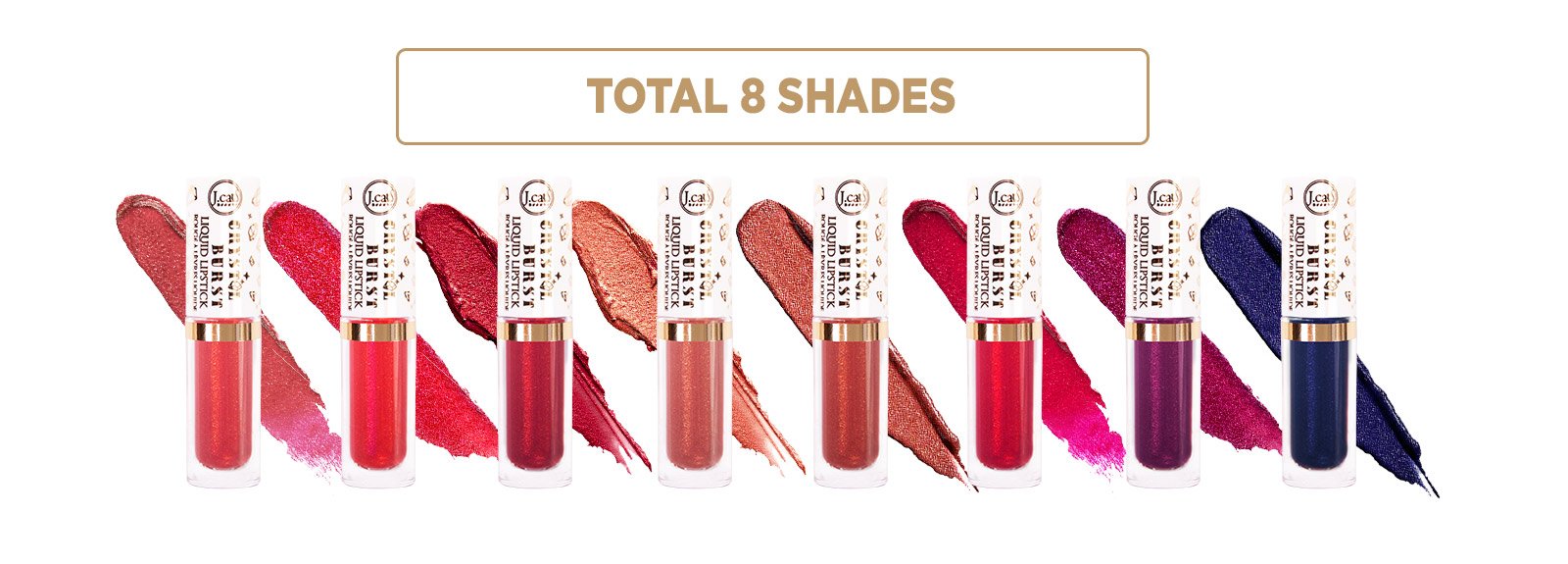 J Cat Crystal Burst Liquid Lipstick - Rose Quartz (CBL103)
