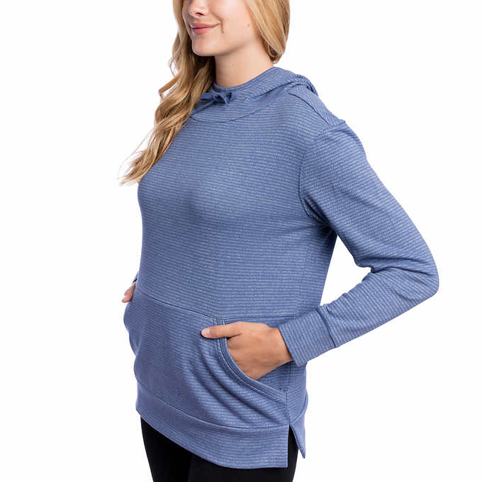 Champion Ladies' French Terry Hoodie - Light Blue (XL) - oddros.shop