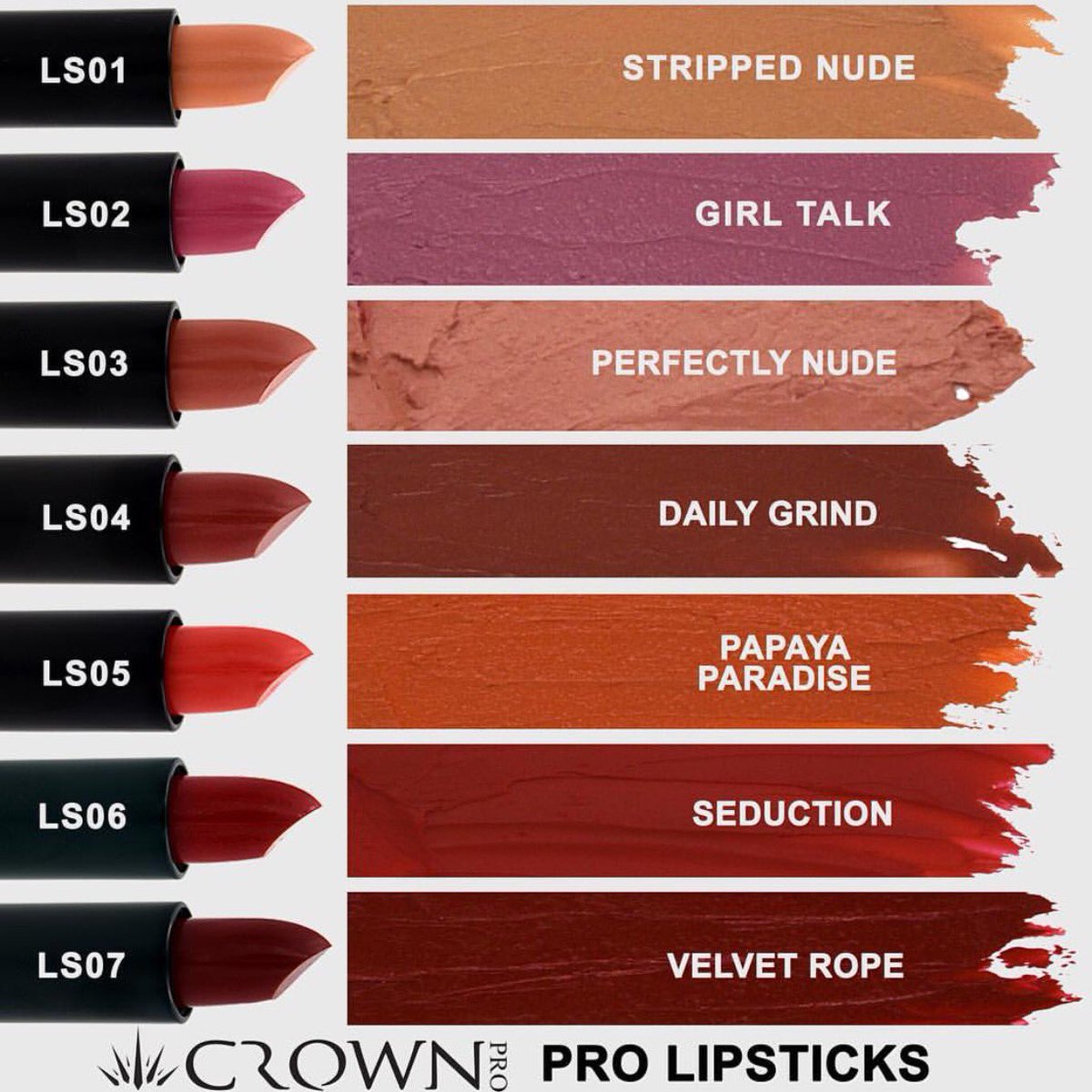 Crown Pro Stripped Lipstick, Girl Talk (LS02) - oddros.shop
