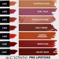 Crown Pro Stripped Lipstick, Girl Talk (LS02) - oddros.shop