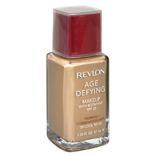 Revlon Age Defying Makeup with Botafirm, SPF 15, Dry Skin, Cool Beige 09, 10.25 Fluid Ounces (37 ml) - oddros.shop