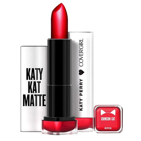 CoverGirl Katy Kat Matte Lipstick Created by Katy Perry - Crimson Cat (KP05) - oddros.shop