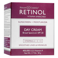 RETINOL Day Cream Broad Spectrum, SPF 20, 1.7 Oz (50g) - oddros.shop