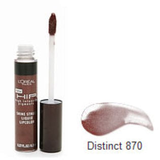 L'OREAL HIP Shine Struck Liquid Lipcolor, 870 Distinct - oddros.shop