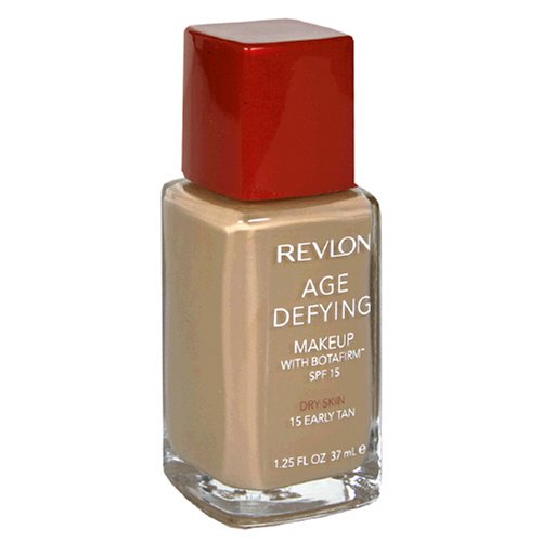 Revlon Age Defying Makeup with Botafirm, SPF 15, Dry Skin, Early Tan 15, 10.25 Fluid Ounces (37 ml) - oddros.shop