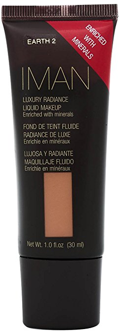 IMAN COSMETICS Luxury Radiance Liquid Makeup, Earth 2 - oddros.shop