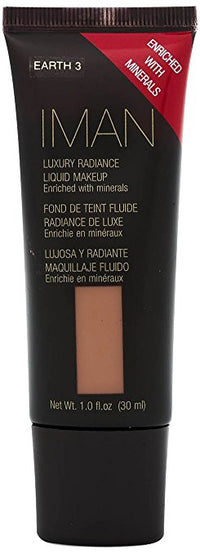 IMAN COSMETICS Luxury Radiance Liquid Makeup, Earth 4 - oddros.shop