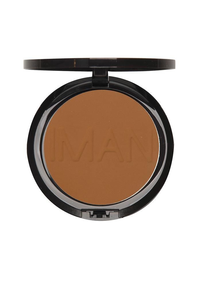 IMAN Luxury Pressed Powder, Earth Medium - oddros.shop