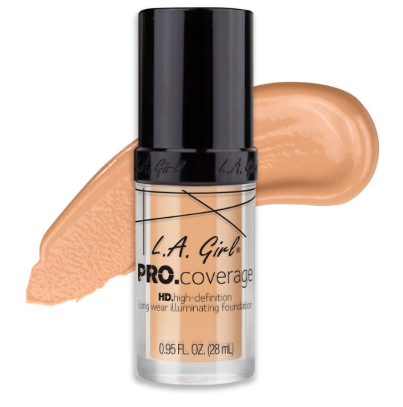 L.A. Girl PRO.Coverage HD Long Wear Illuminating Foundation - oddros.shop