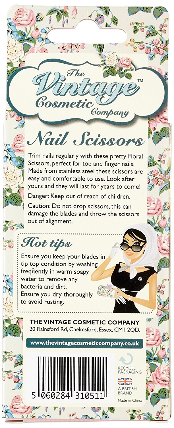 The Vintage Cosmetic Company Scissors (Floral) - oddros.shop