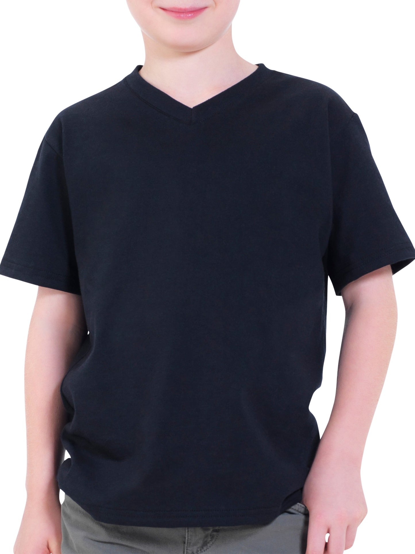 Fruit of the Loom Best™ Collection Boys' V-Neck Tee - oddros.shop