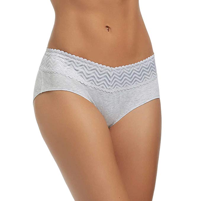 Gloria Vanderbilt Ladies' Hipster With Lace, Large (5-Pack) - oddros.shop