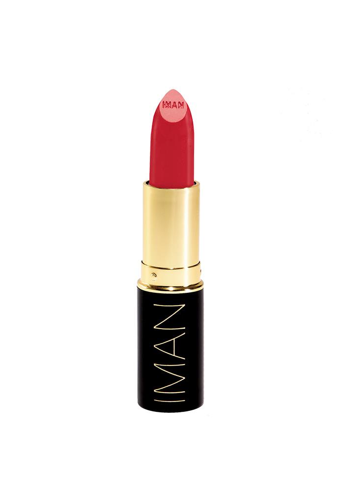 IMAN COSMETICS Luxury Moisturizing Lipstick, IMAN Red - oddros.shop