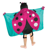 BEST BRANDS Kids Hooded Throw, Lady Bug - 1-Piece - oddros.shop