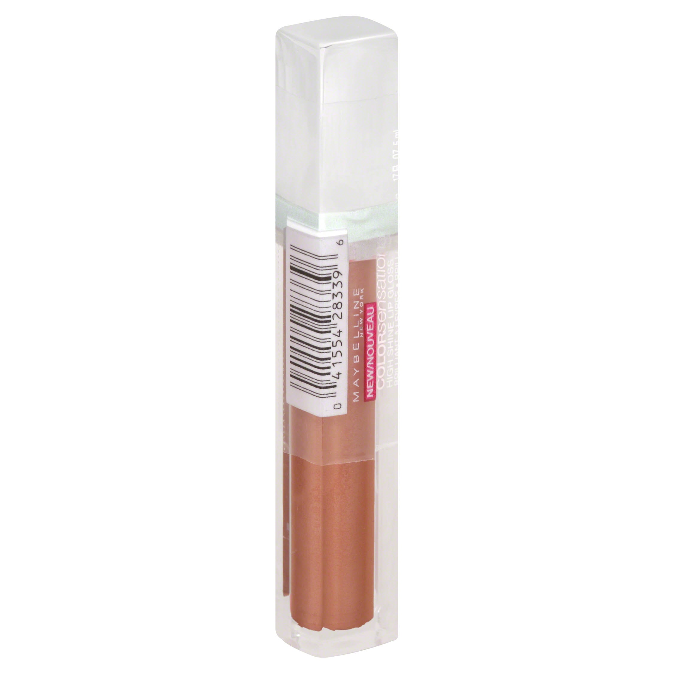MAYBELLINE ColorSensational High Shine Lip Gloss, Luminous Latte 50 - oddros.shop