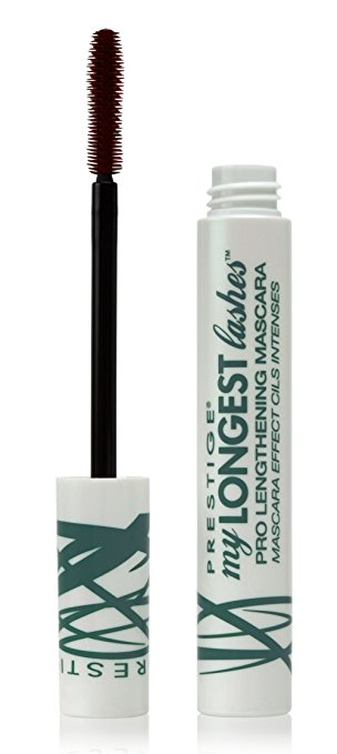 PRESTIGE COSMETICS My Longest Lashes Mascara, MGL-02 Black-Brown, 0.27 Oz (8 ml) - oddros.shop