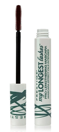 PRESTIGE COSMETICS My Longest Lashes Mascara, MGL-02 Black-Brown, 0.27 Oz (8 ml) - oddros.shop