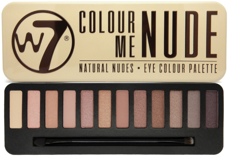 W7 COSMETICS, Colour Me Nude, Natural Nudes -12 in 1 Eyeshadow Palette - oddros.shop