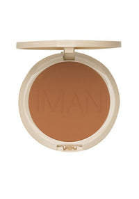 IMAN Oil-Blotting Pressed Powder, Medium - oddros.shop