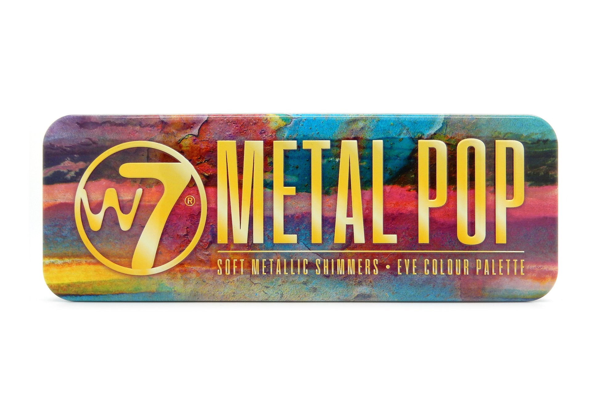 W7 COSMETICS Metal Pop -Metallic Shimmers Eyeshadow Palette - oddros.shop