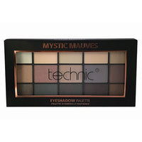 Technic Cosmetics 15 Colours Eyeshadow Palette, Mystic Mauves - oddros.shop