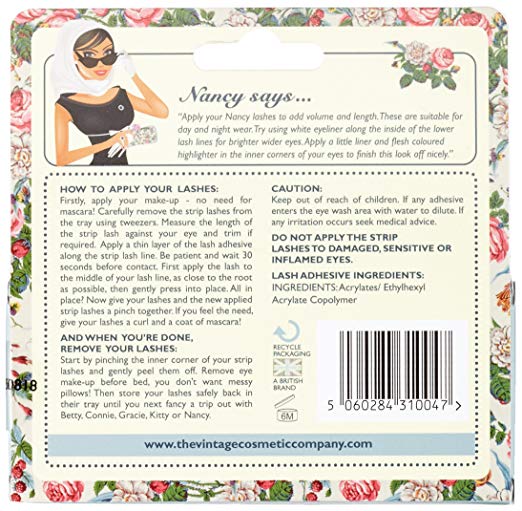 The Vintage Cosmetic Company - Nancy Lashes - oddros.shop