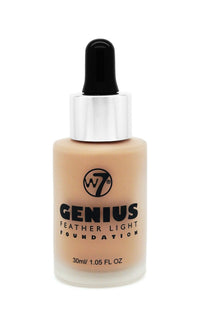 W7 Cosmetics Genius Feather Light Foundation - 1.05 Fl Oz (30 ml) - oddros.shop