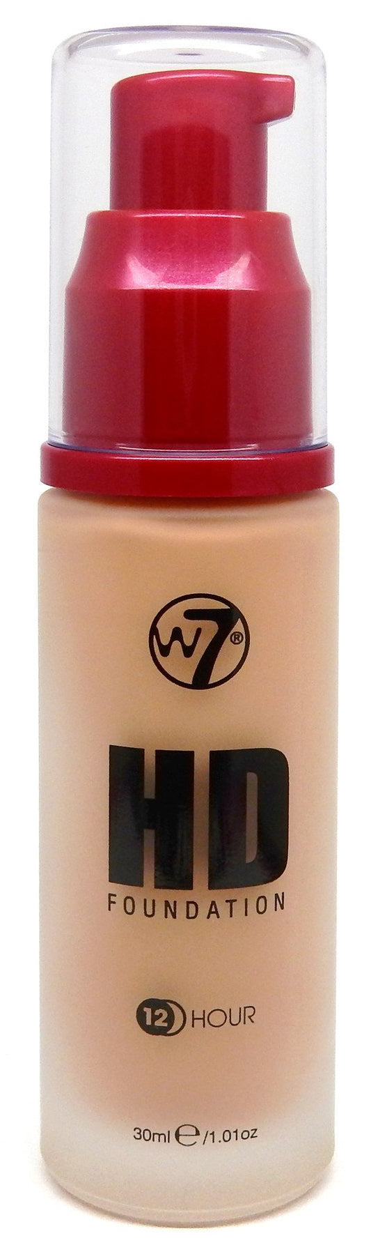 W7 COSMETICS High Definition (12 Hour) Foundation - 1.05 Fl Oz (30 ml) - oddros.shop