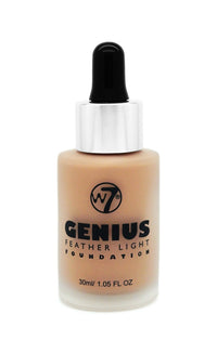 W7 Cosmetics Genius Feather Light Foundation - 1.05 Fl Oz (30 ml) - oddros.shop