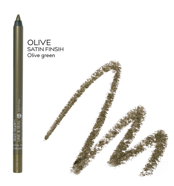 Styli-Style Line & Seal Semi-Permanent Eye Liner - Olive (ELS019) - oddros.shop